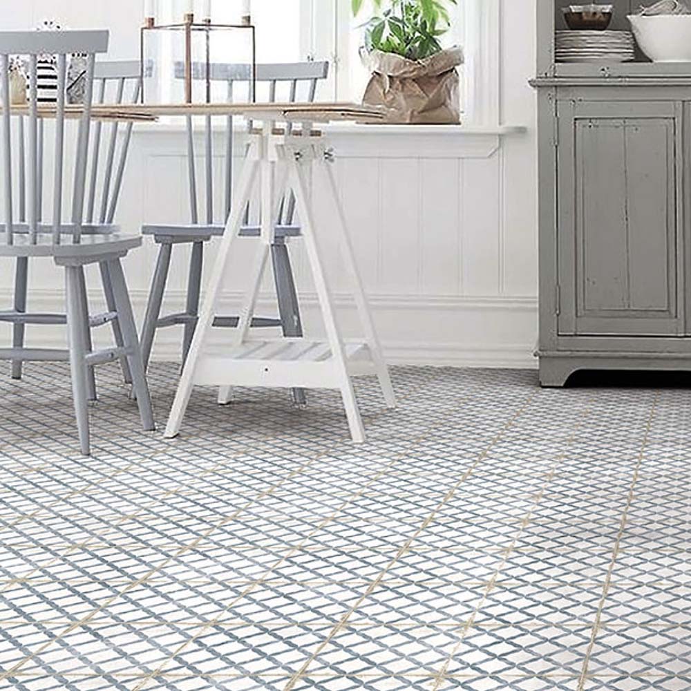 Garcia Antique Blue Matt Glazed Porcelain W&F 200x200mm