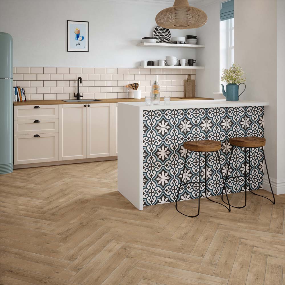 Daintree Oak Matt Glazed Porcelain W&F 98x593mm