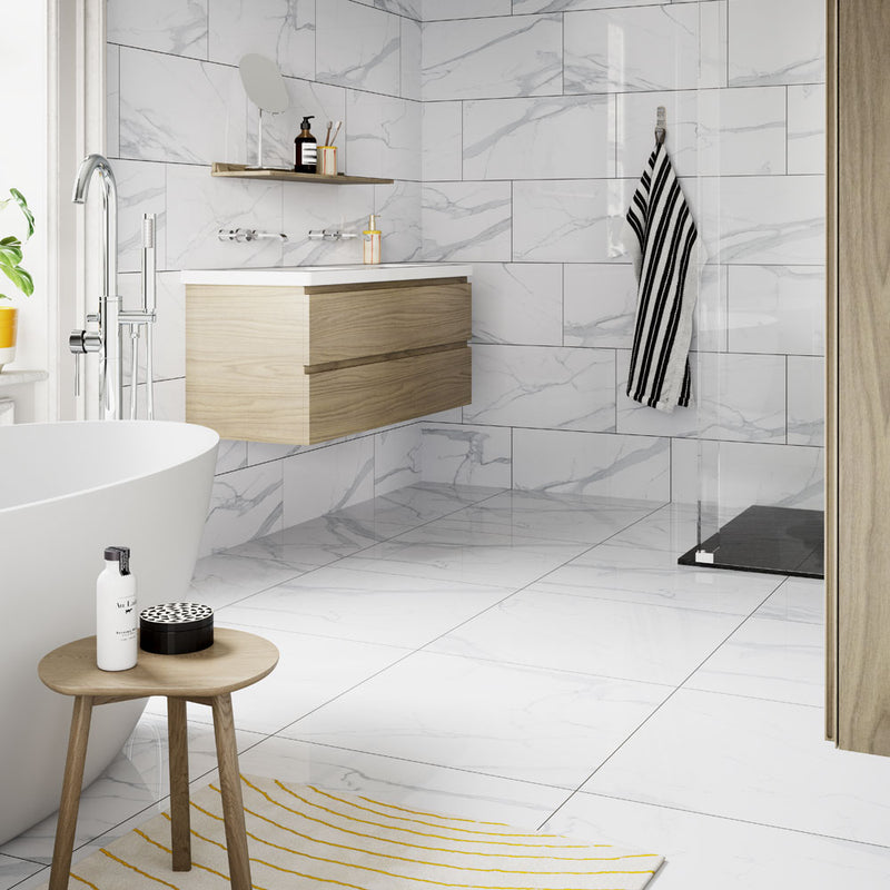 Kendal Glazed Polished Porcelain Rect W&F 295x595mm
