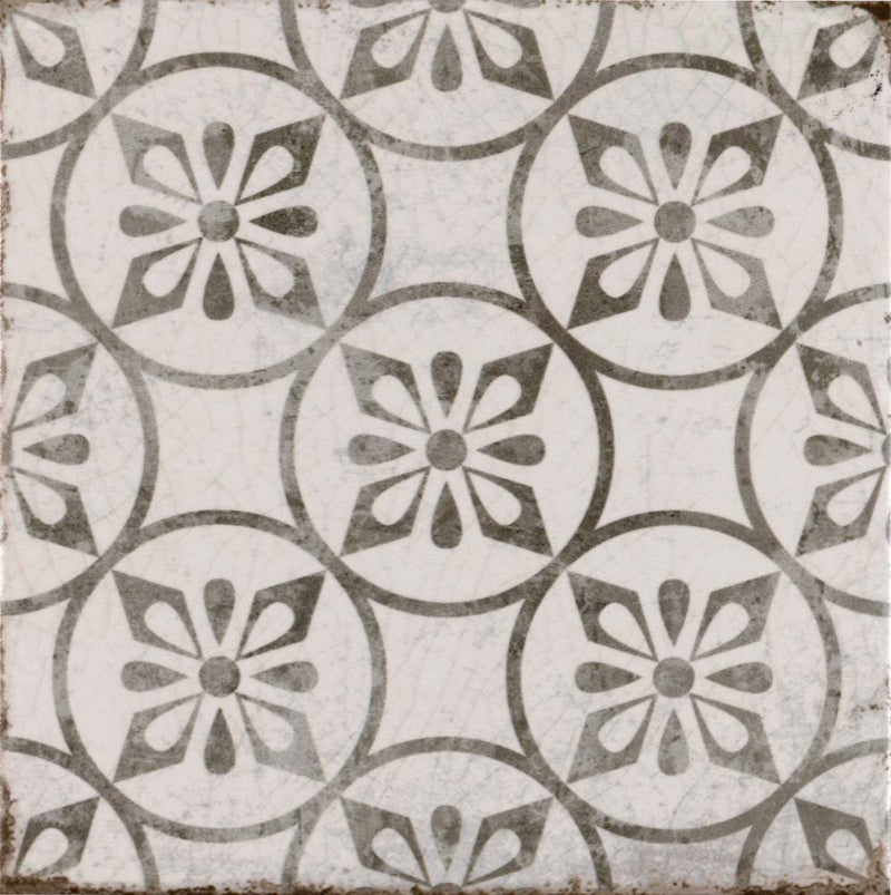 Garcia Petal Grey Matt Glazed Porcelain W&F 200x200mm
