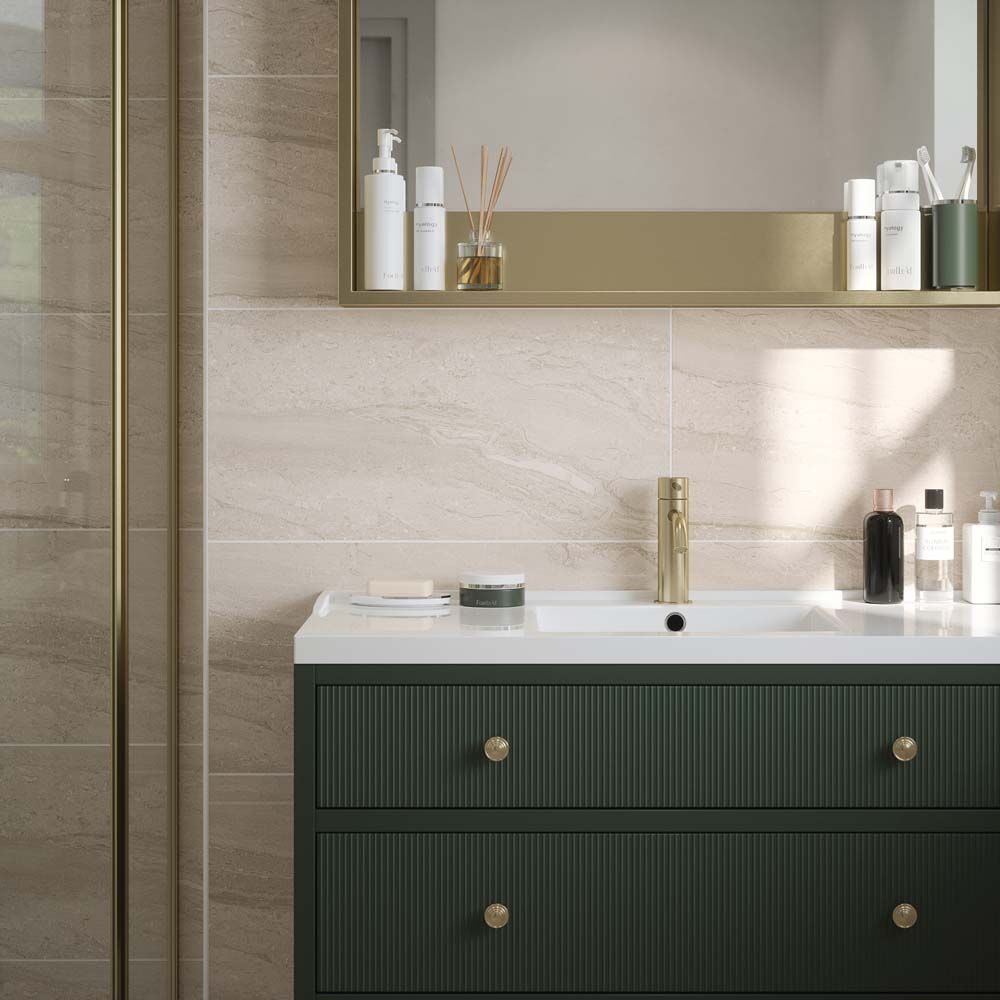Laurent Beige Gloss Ceramic Wall