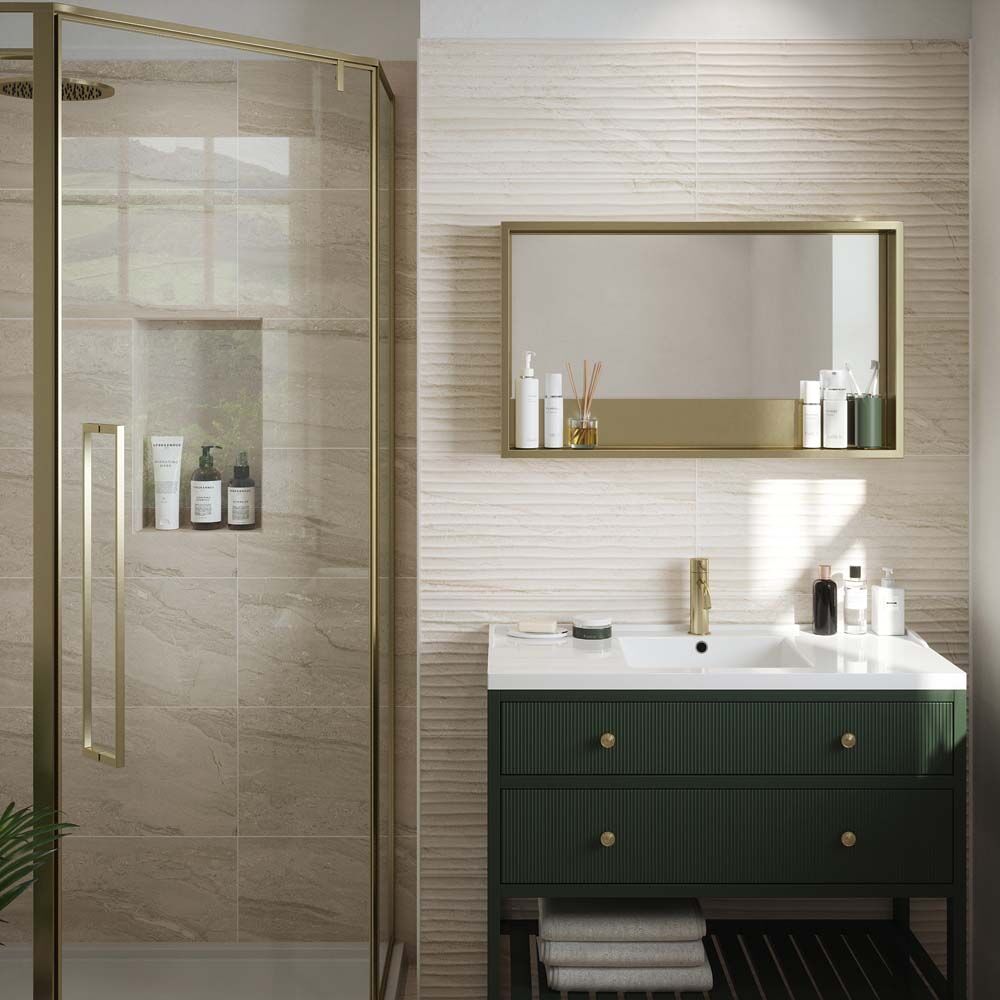 Laurent Beige Matt Ceramic Wall